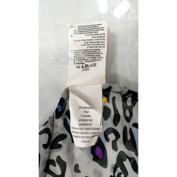 Vans Womens Reversible Semi Sheer Sleeveless Tunic Top Womens Medium - Picture 12 of 12